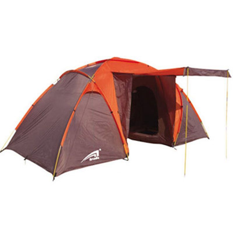 two bedroom and one living room waterproof 4 person family large camping tent with awning