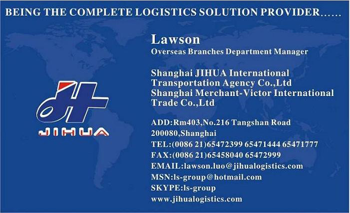 Ex-work Chinese Complete Logistics Solution Provider