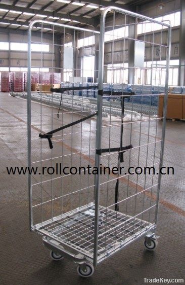 two side nesting roll container