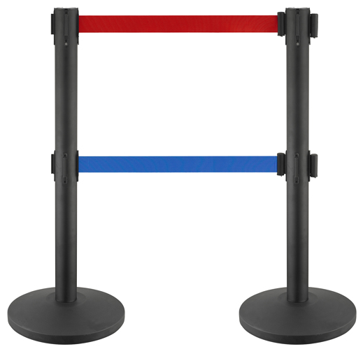 Retractable crowd control stanchions- UFY-RDB632