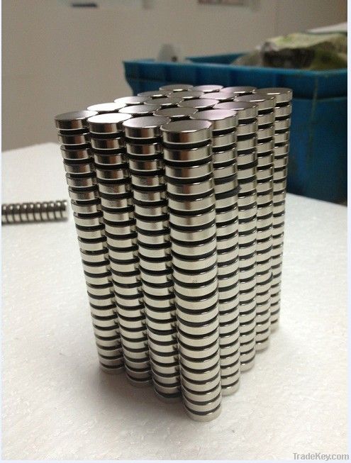 neo disc magnets of N45 Ni 15*3.5mm