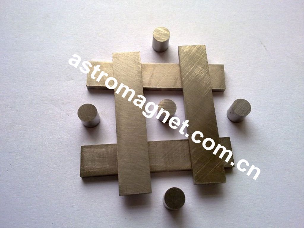 Alnico  magnet  with  various  shapes