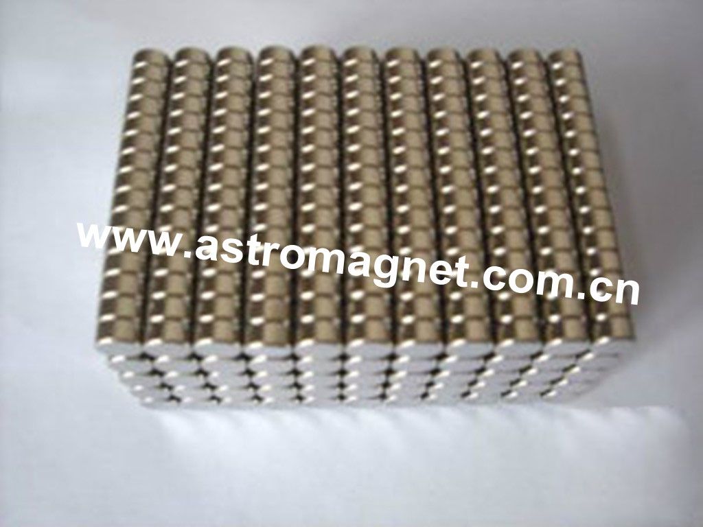 Permanent   Ndfeb    Magnet   Discs   with   Zinc  or  Nickel   Coating  