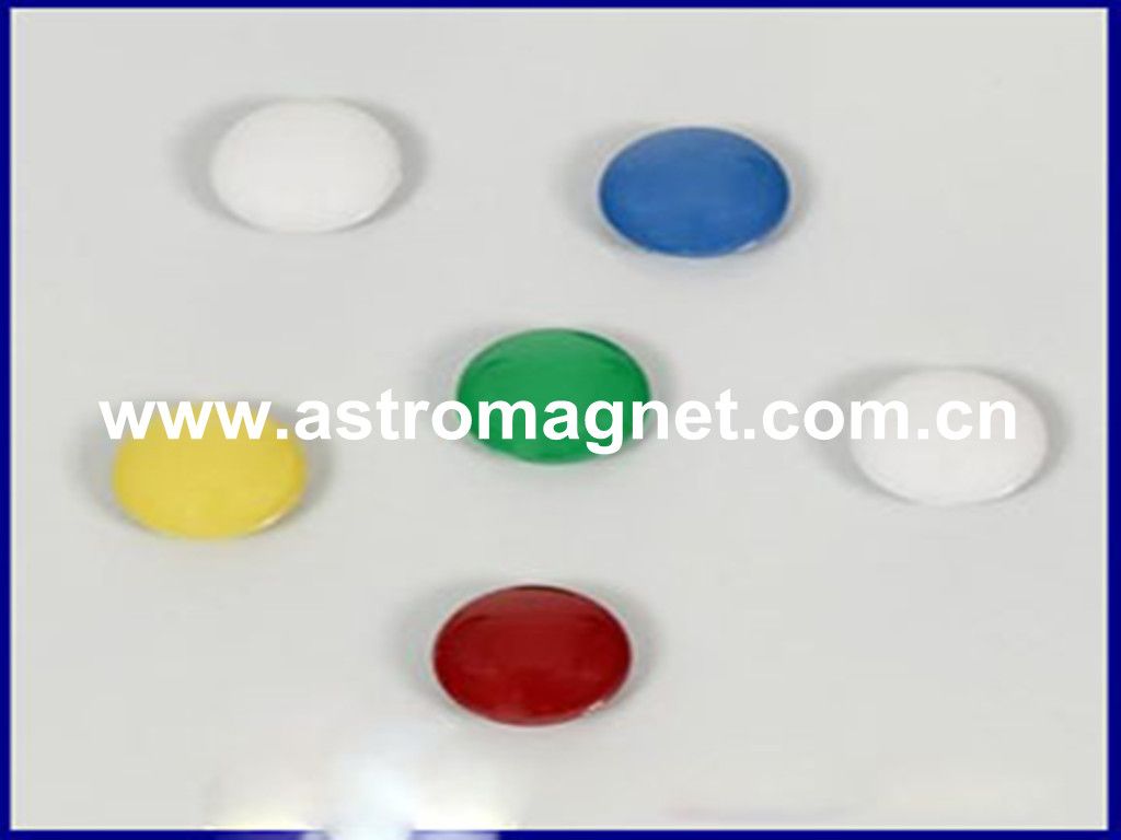 Round   Plastic   Magnet  