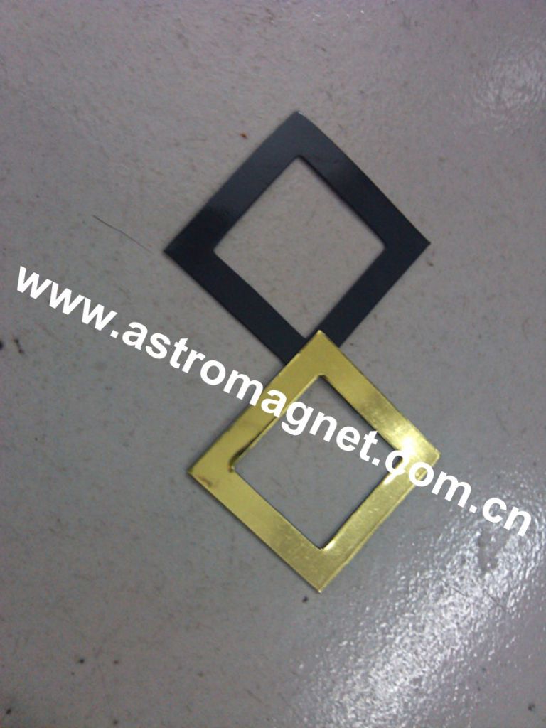 Flexible   Rubber  Magnet   with  PVC