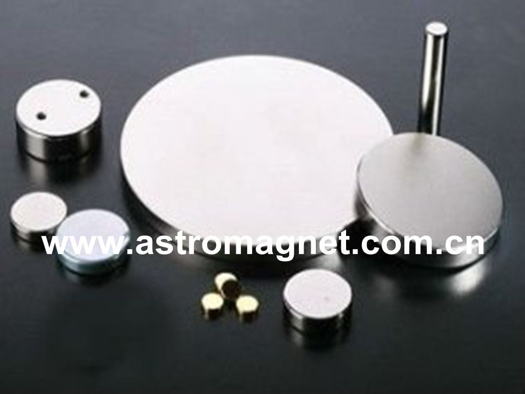 Neodymium   round  rare  earth  magnets  disc  for  electric  acoustic  devices