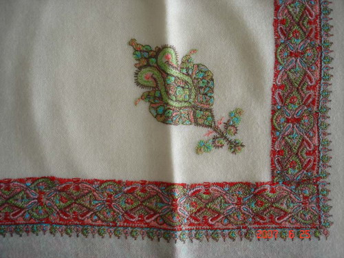 woolen embroidered shawl