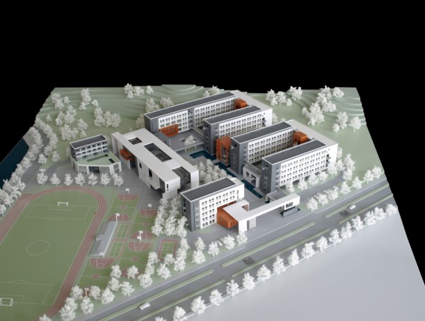 Tender Case for the model of Lihu Middle School