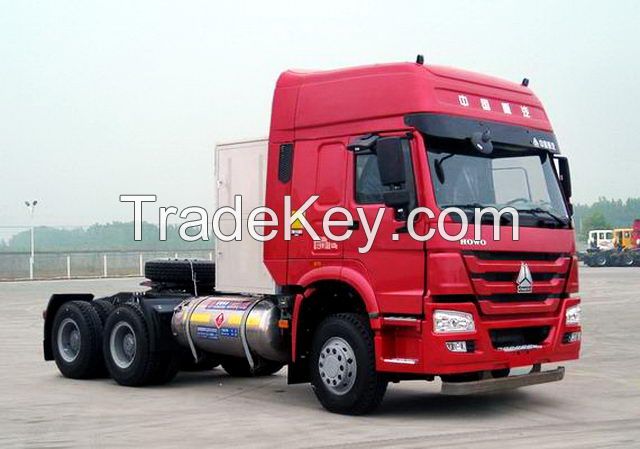 ZZ4257V3847D1CB_HOWO 6X4-420HP-1 BEDS-TruckTractor truck- Semi-trailer Towing Truck- CNG Engine