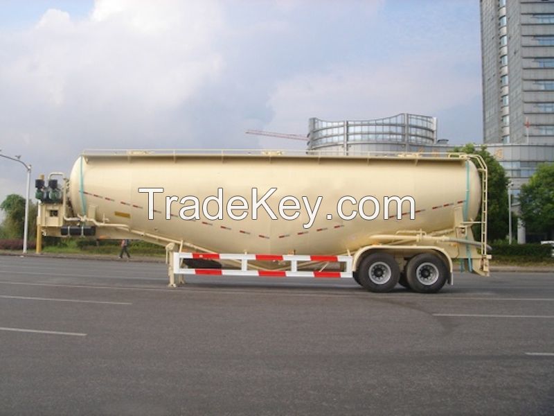 9602GFLTH_60000L Steel Alloy Tank Semi-Trailer with 2 axles for 23 Tons Charcoal Powder