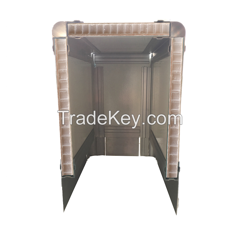 FRP+Honeycomb plate+FRP Composite sandwich panel for  Dry logistic Cargo Box