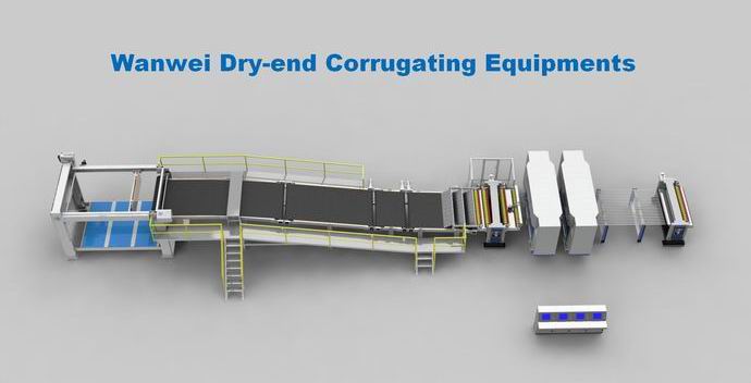 Corrugated Cardboard Production Line Dry End