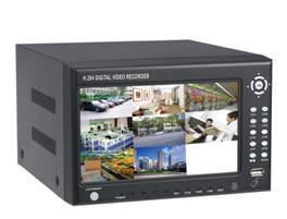 CCTV DVR built-in 7"LCD