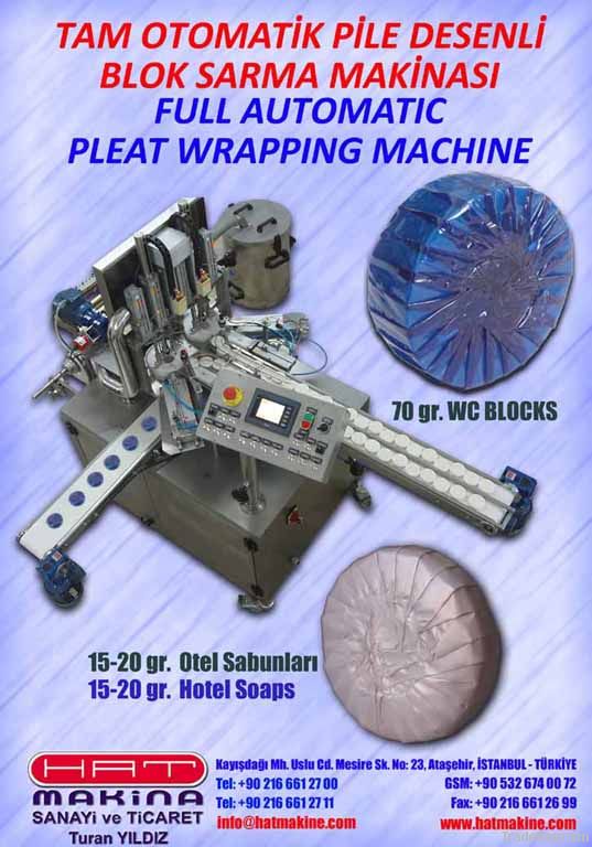 FULL AUTOMATIC PLEAT WRAPPING MACHINE