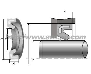 W Type Framework Oil Seal Without Spring