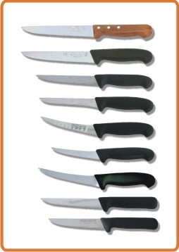 butcher knife, slaughter knife, boning knife, cimeter steak knife, steak