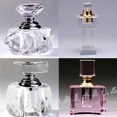 crystal perfume bottles