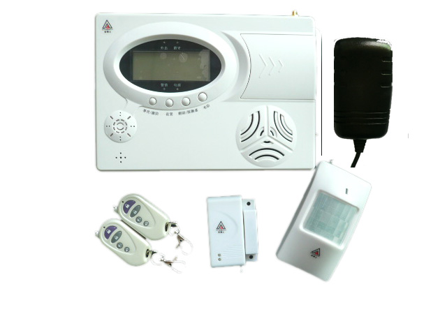 Wireless and wired CDMA and GSM burglar alarm system