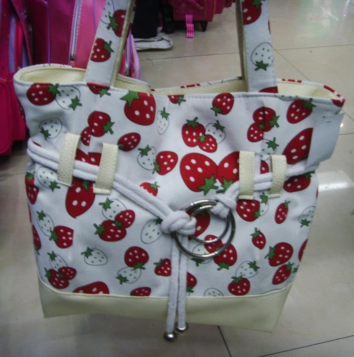 folded shopping bag