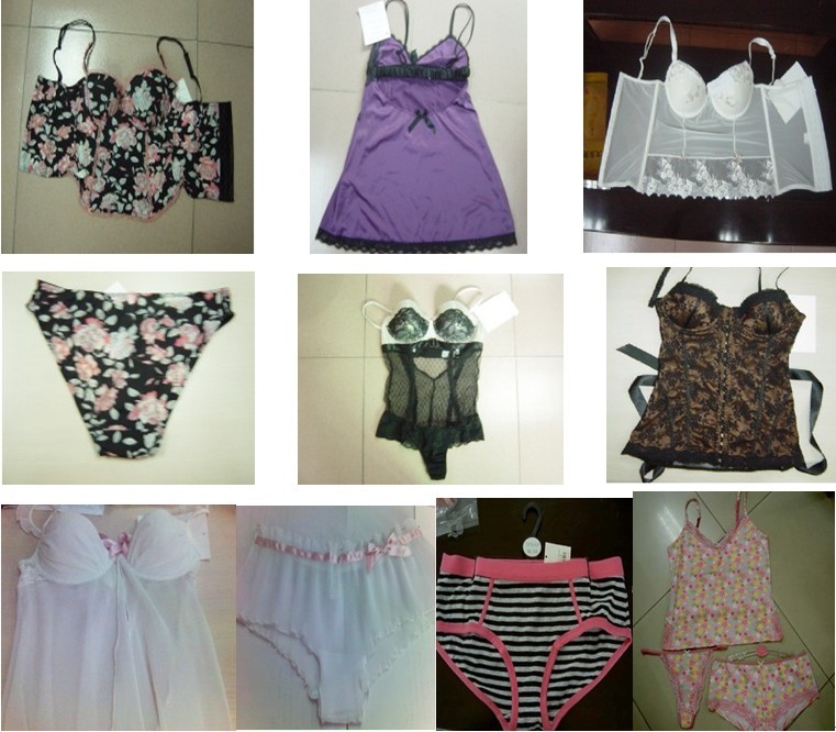 Sell underwear, bras, lingerie, pajamas, T-shirt
