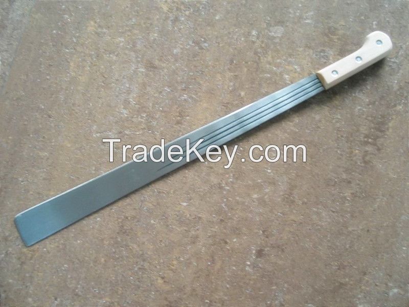 Malaysia 22inch Machete Knife M1779a With Wooden Handle Polished Blade 