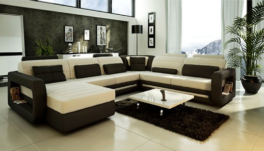 Real Leather Sofa / Home Furniture-Modern Series