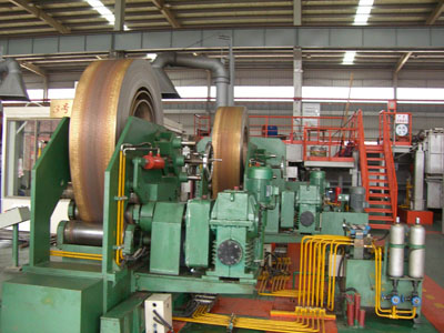 Horizontal continuous casting machine for brass and copper ally strip