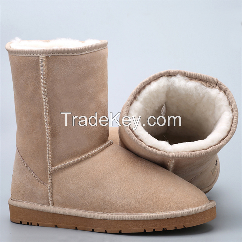 Women's Classic Short Sheepskin Boots