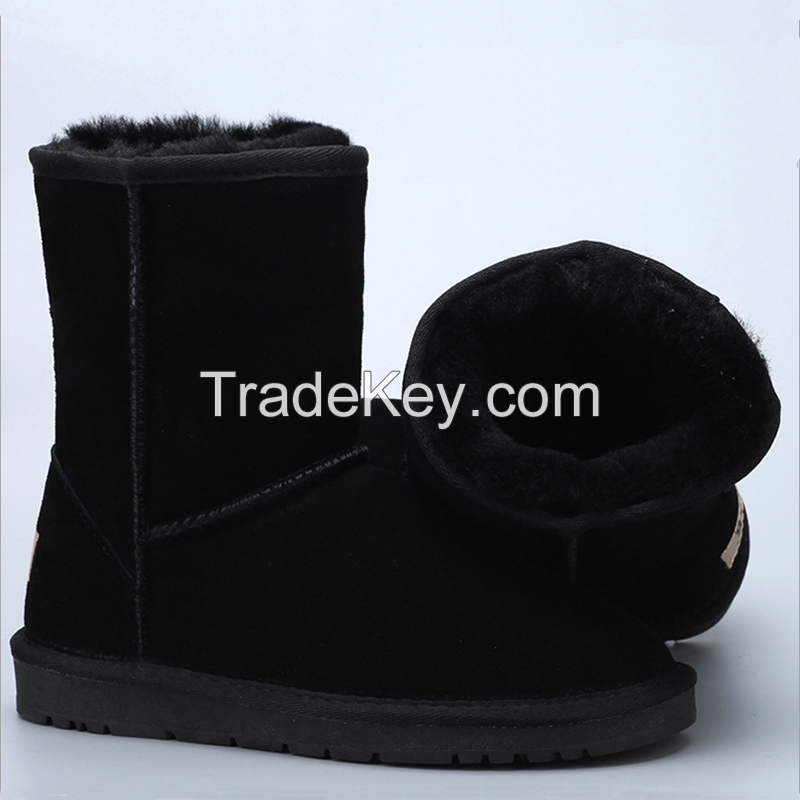 Women's Classic Short Sheepskin Boots