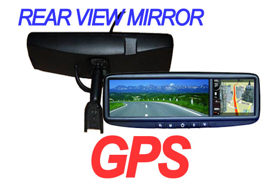 car rearview mirror gps
