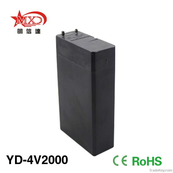 4V2000mAh lead acid battery