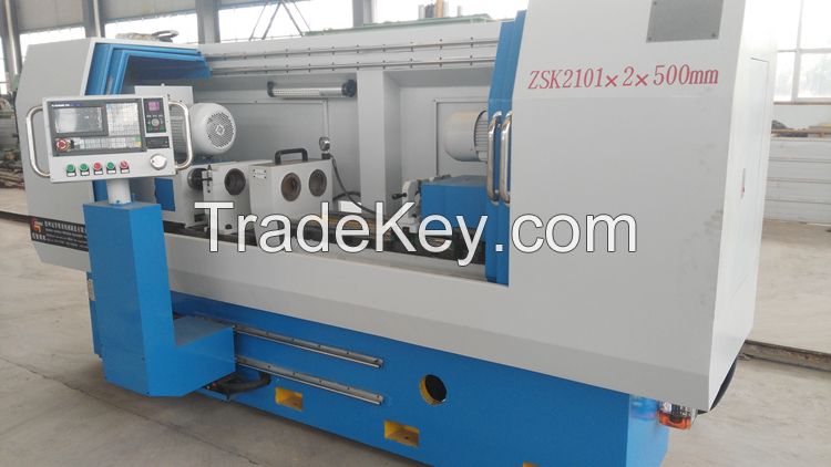 CNC lathe, ZSK2101X2X500mm Deep Hole Gun Drilling Machine with two spindles
