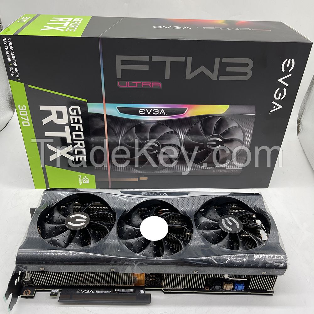 EVGA 3070 Graphic Card EVGA RTX 3070 XC3 Gaming 8GB GDDR6 iCX3 Cooling