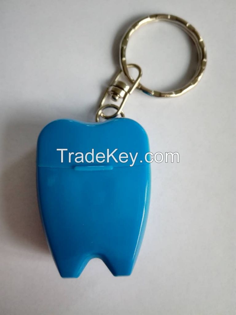 2017 Cute tooth shape dental floss with FDA