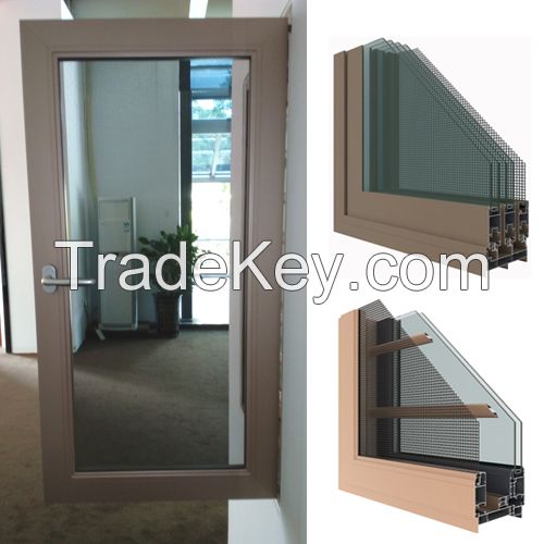 Aluminium casement window