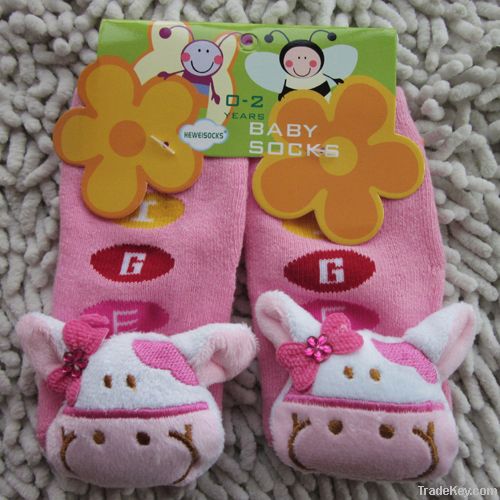 animal rattle socks