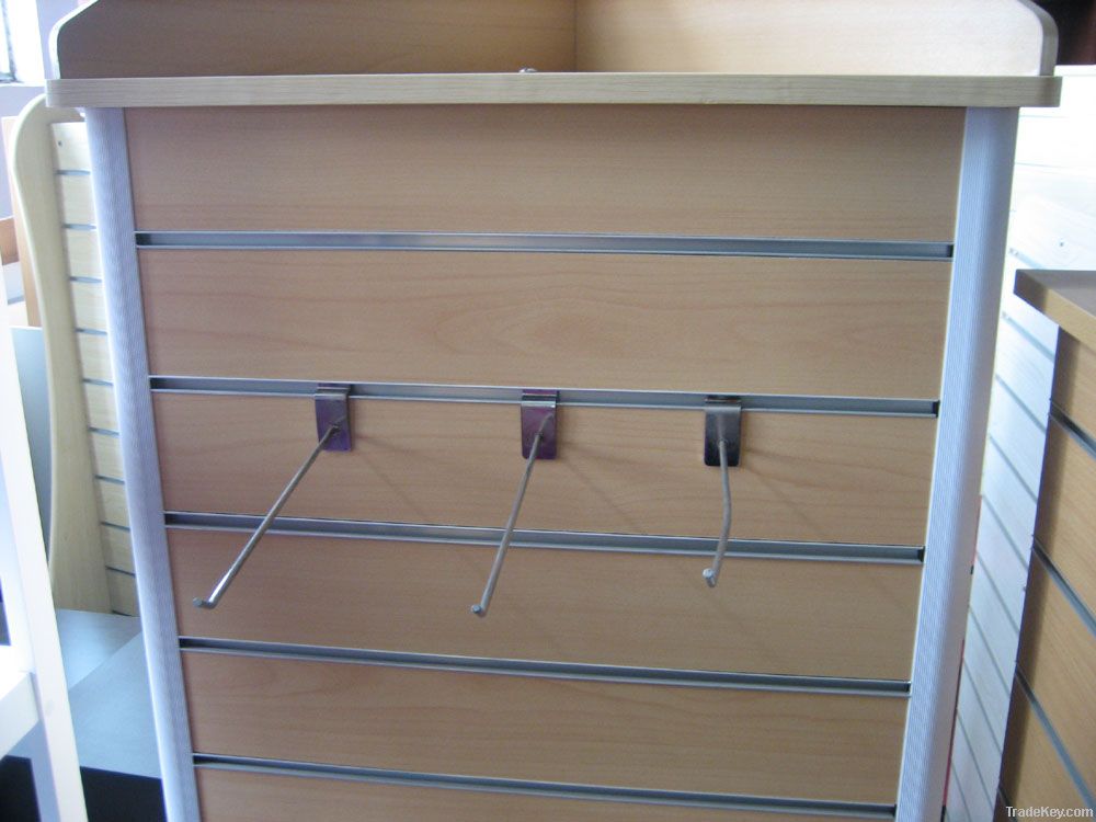 Slatwall Gondola Display Shelf