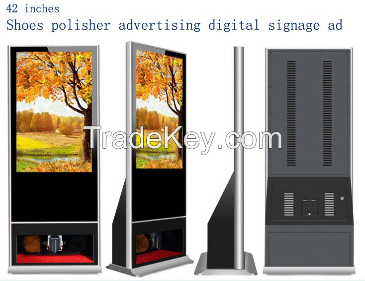 Shoes Polisher Advertising Digital Signage Ad