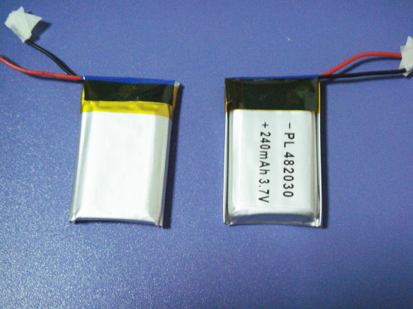 Li-polymer rechargeable battery(PL482030)