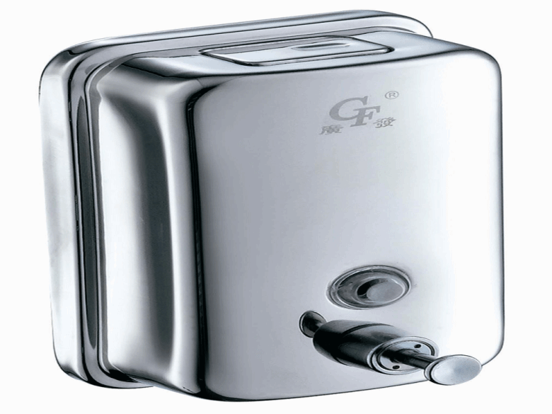 stainless steel soap dispenser