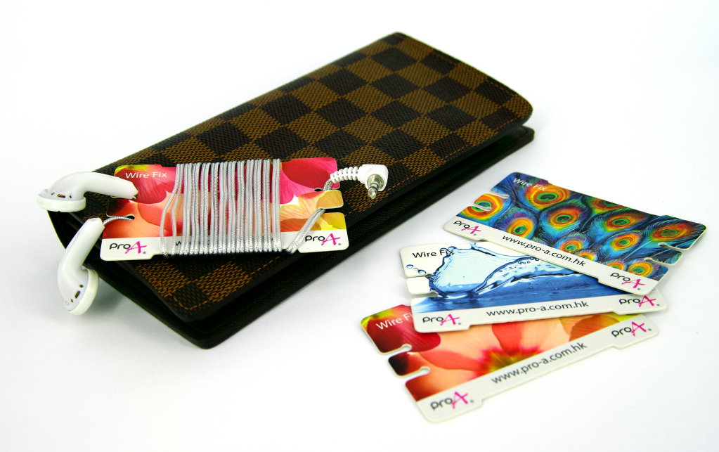 Plastic Card with Winding Feature