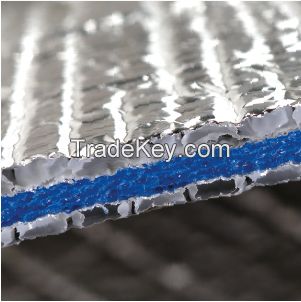high reflection barrier crosslinked closed xpe foam aluminium foil bubble foam woven cloth fabric roof construction isolation heat insulation material