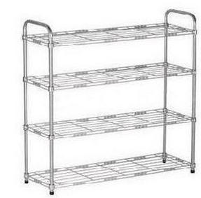 Stainless steel shoes rack