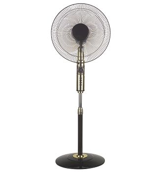 ABS, AS, plated black pedestal fan
