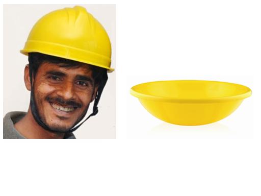 ghamela/tasla, safety helmet