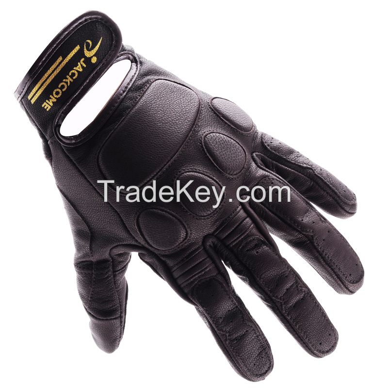 Blackjack Short Motorcycle Leather Glove