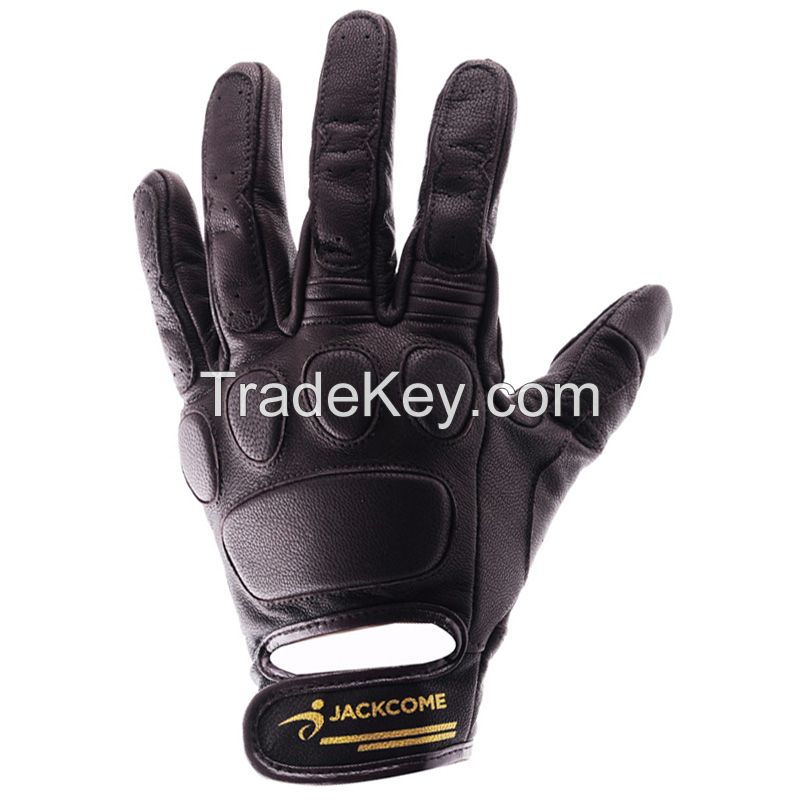 Blackjack Short Motorcycle Leather Glove