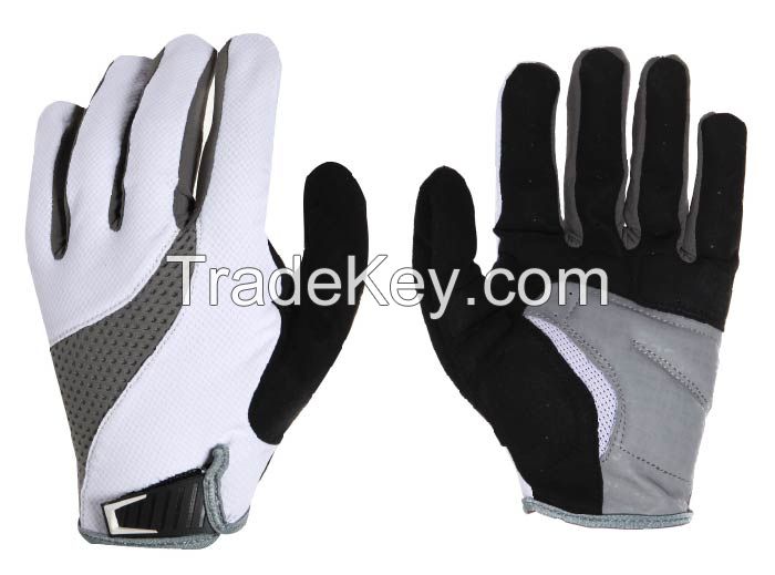 custom brand breathable full finger cycle glove