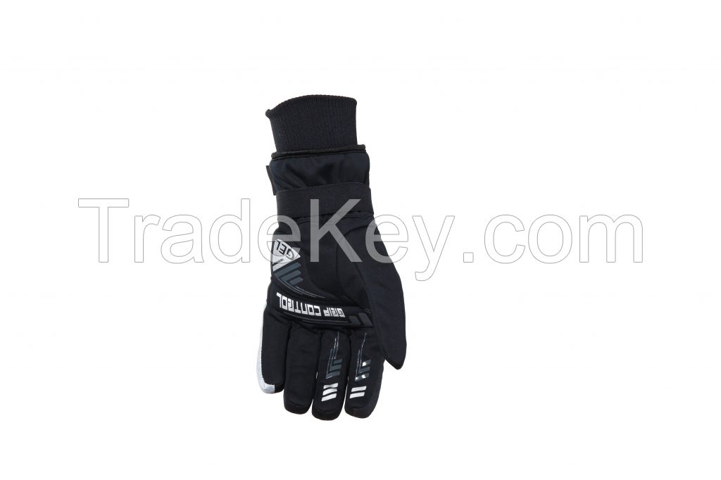 warm and windproof fleece cycling gloves