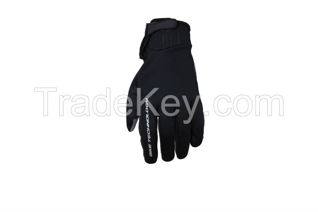 warm and windproof fleece cycling gloves